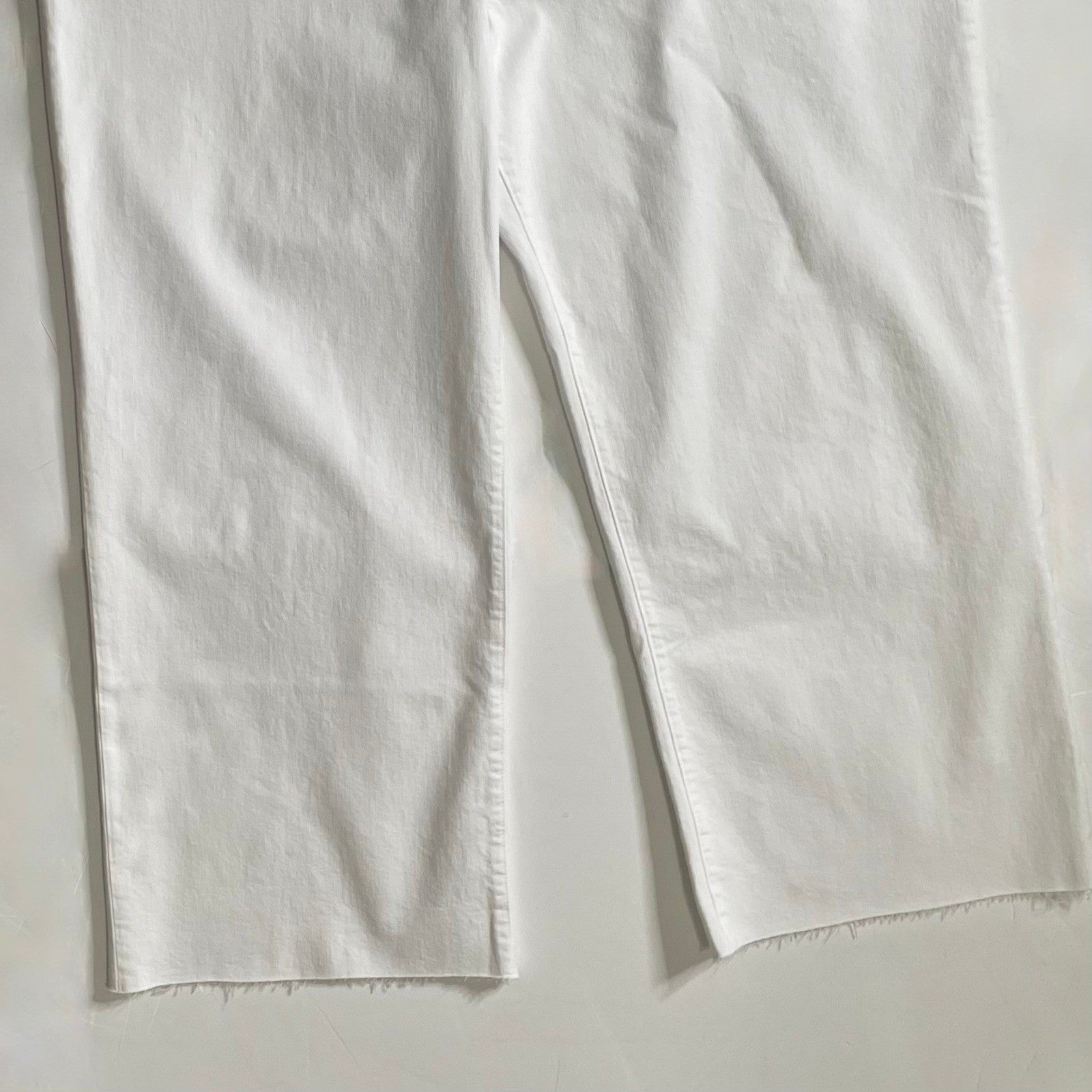 NWT!! J. CREW Slim Wide-Leg Jeans White Wash Classic 5 Pocket Denim Size 37