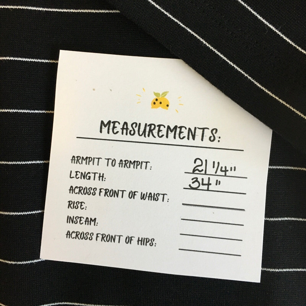 & OTHER STORIES Striped T-Shirt Dress Black & White Knit Pullover Stripe Size 4