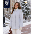NEW!! LANDS' END Heathered Gray Jacket Blazer Peacoat Button Down 22W Petite