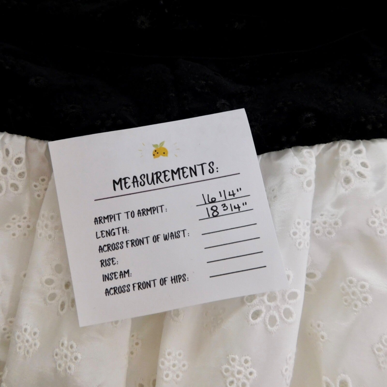 NWT!! FOR LOVE AND LEMONS Elisa Long Sleeve Top Black Velvet Taffeta Eyelet XS