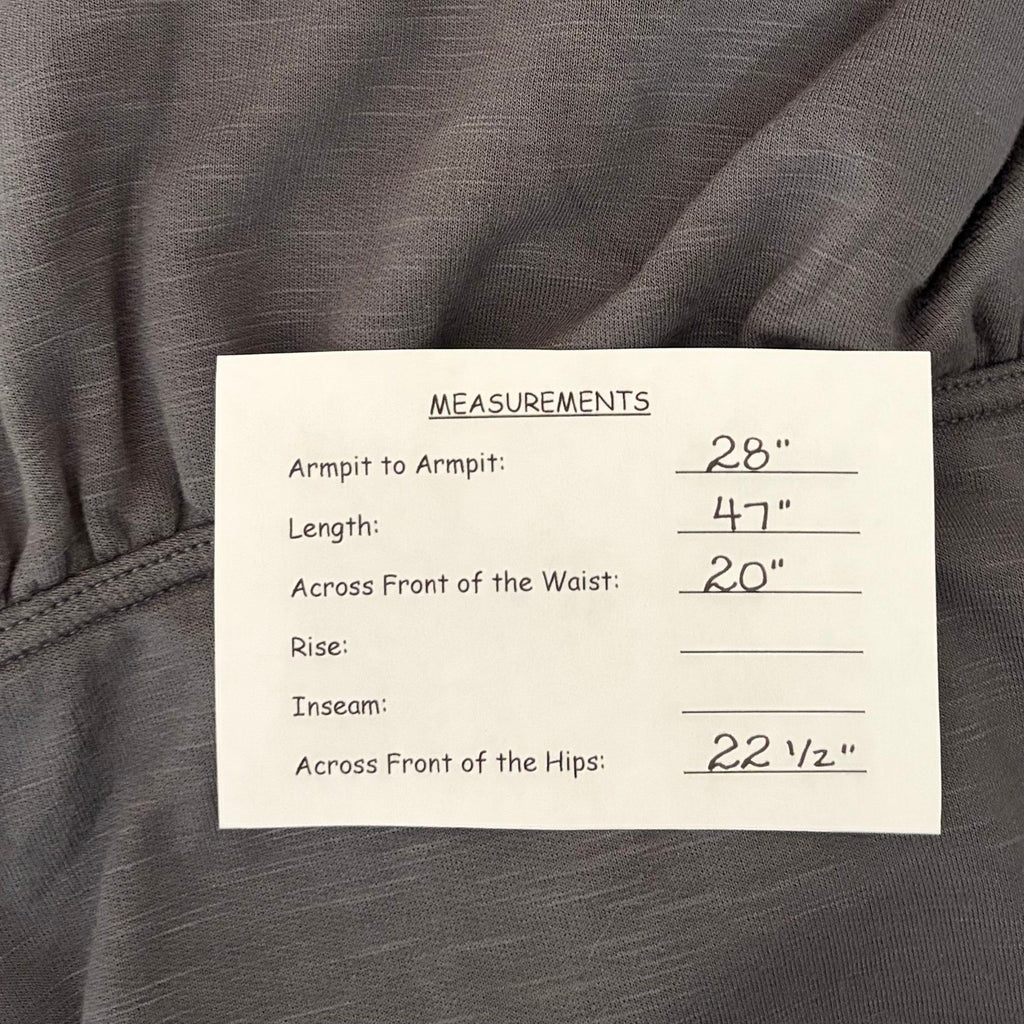 NWT!! Anthropologie DAILY PRACTICE Ruched Cozy Dress Solid Grey Cutout Size 3X