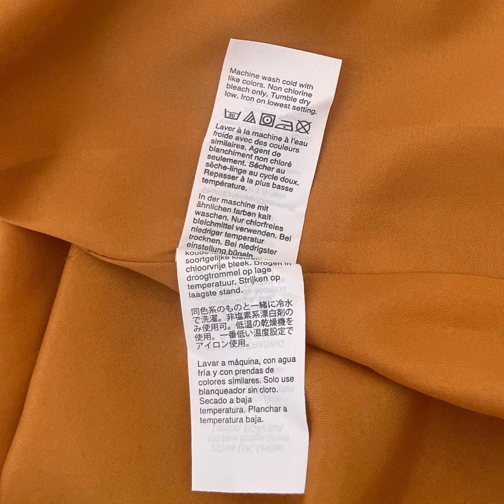 J. CREW Point Sur Ruffled Crinkle Polka Dot Dress Warm Caramel Party Size 2