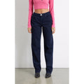 NWT!! WEWOREWHAT Low Rise Dad Jeans Dark Wash Blue Raw Hems Denim Casual Size 27