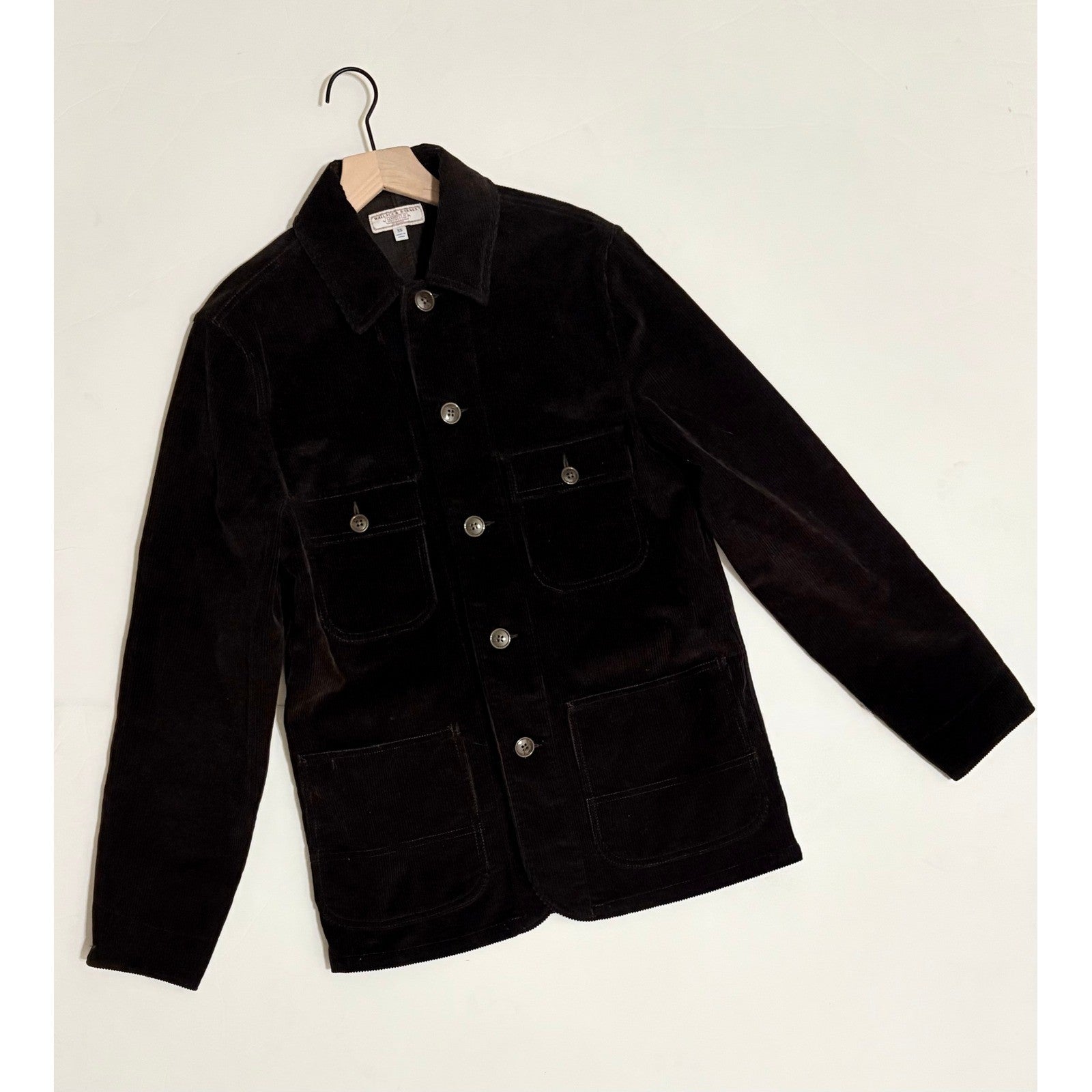 J. Crew WALLACE & BARNES Corduroy Chore Jacket Timber Brown Outdoors X-Small