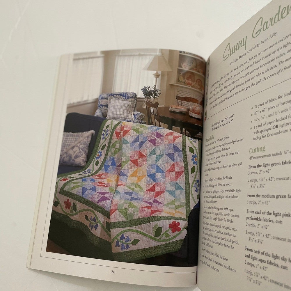 Mary Hickey Cottage Style Quilts Paperback Book Quilting Sewing Country Nautical