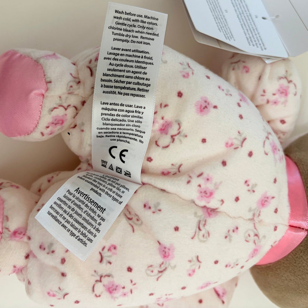 NWT!! LITTLE ME Jackie Retro 10" First Plush Doll Floral Pink Baby Toddler