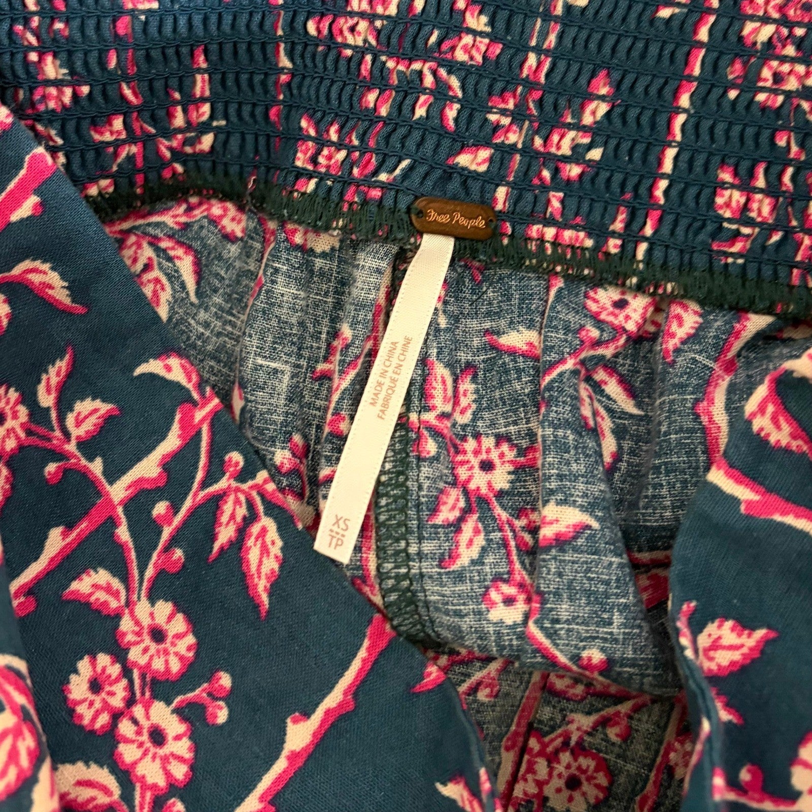 FREE PEOPLE Poolside Floral Shorts Pacific Ocean Summer Vacation Vacay X-Small