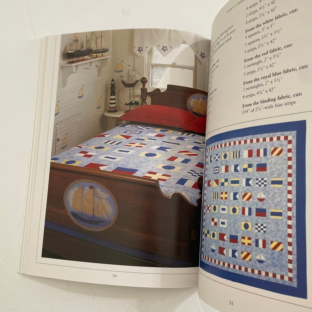 Mary Hickey Cottage Style Quilts Paperback Book Quilting Sewing Country Nautical