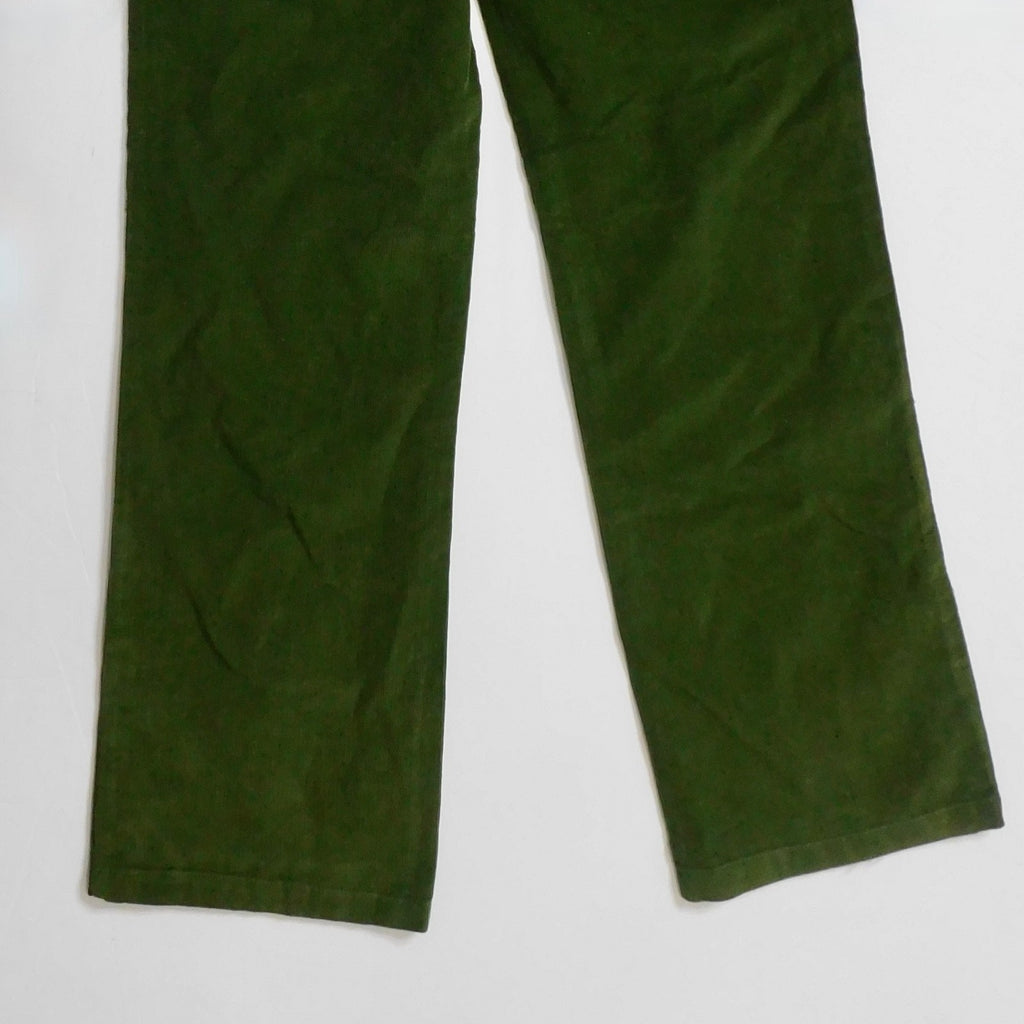 NWT!! WEWOREWHAT Elastic Back Corduroy Pants Basil Green Preppy Academia X-Small