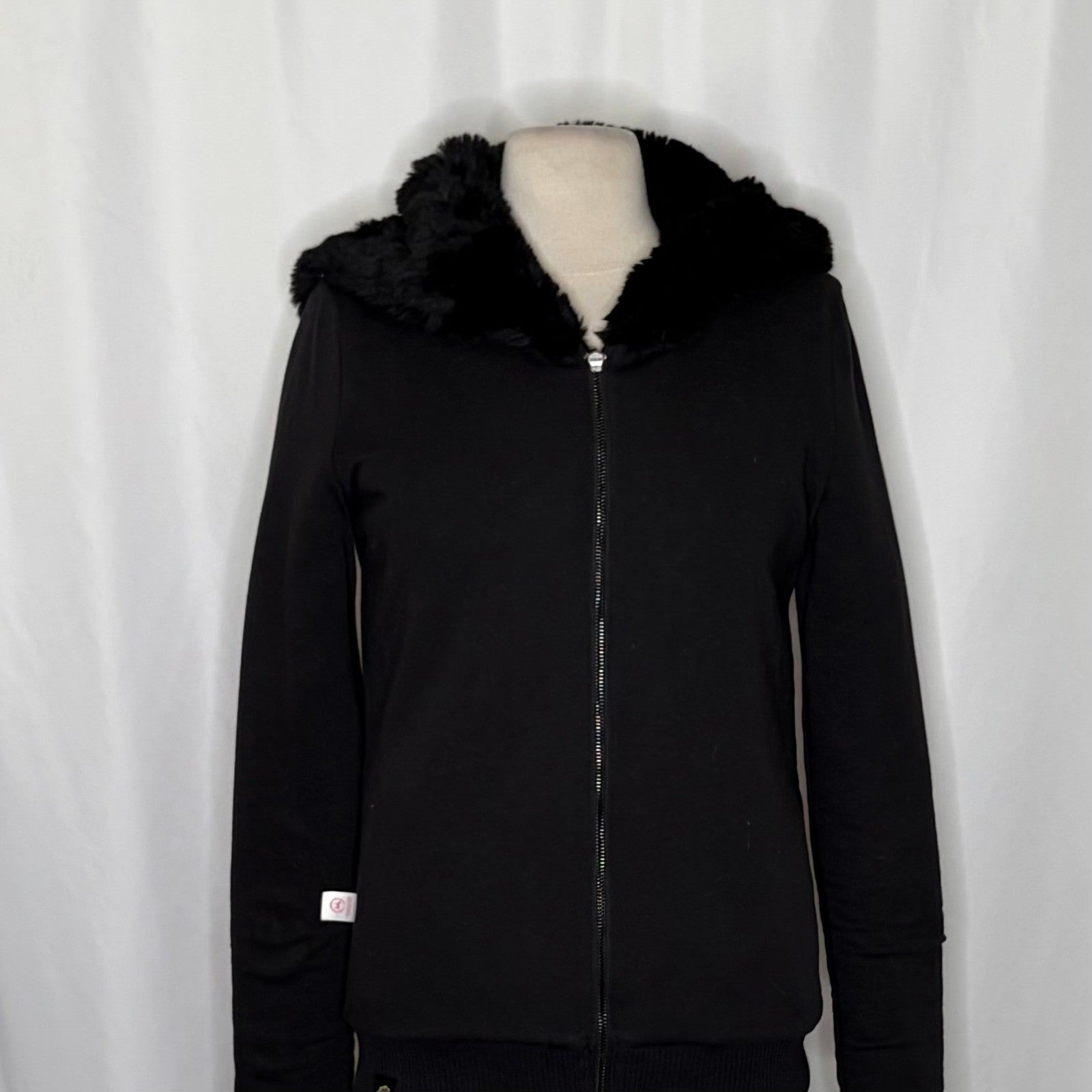 Victoria's Secret PINK Limited Edition Reversible Fur Coat Black Fashion Show S