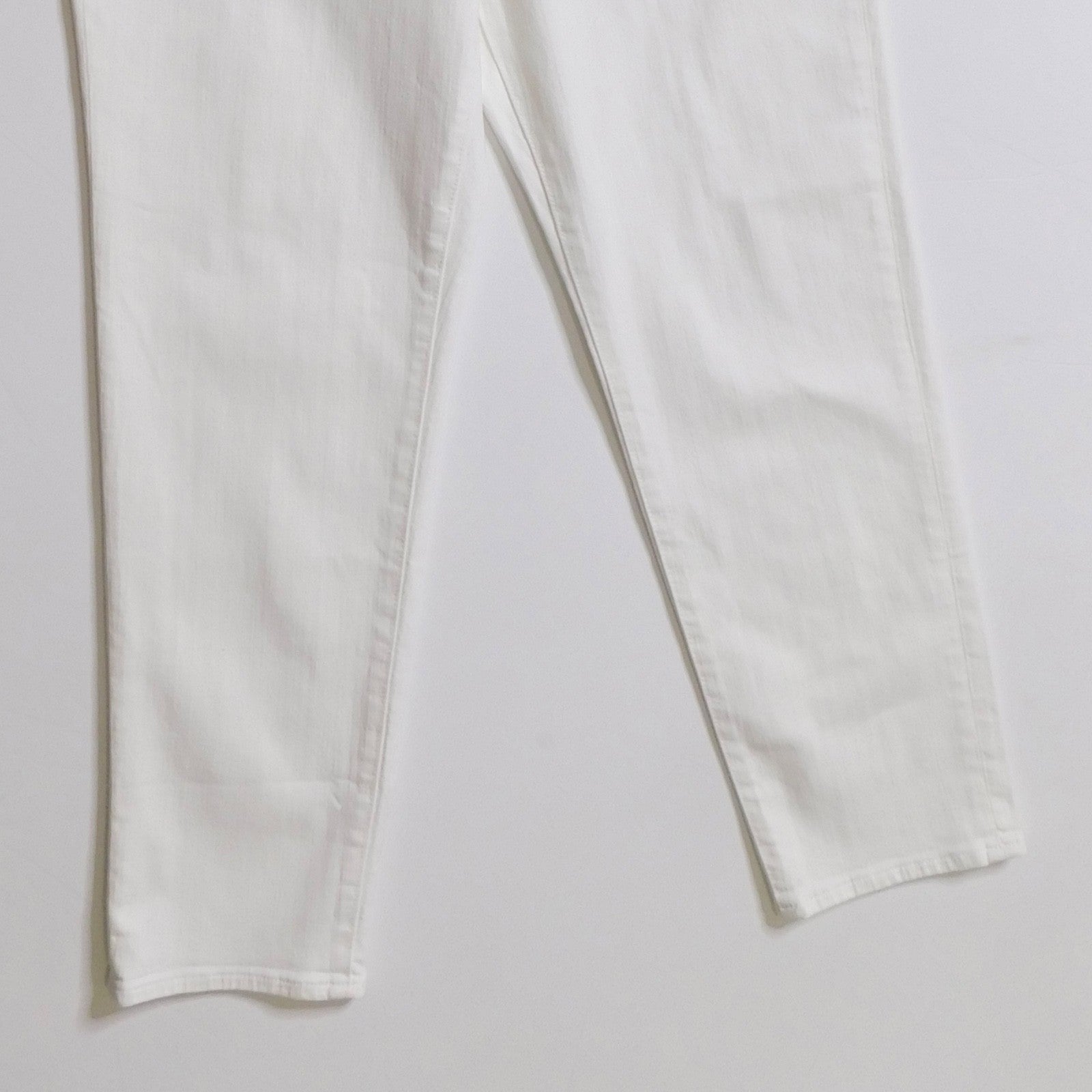 NWT!! J. CREW White Slim Jeans '03 2003 Stretch Solid White High Rise Size 31