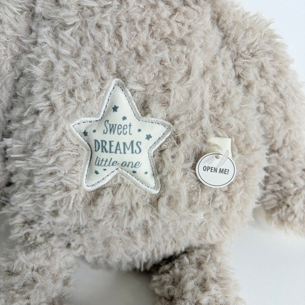 NWT!! DEMDACO Sweet Dreams Little One Plush Tan Bear Twinkle Twinkle Little Star