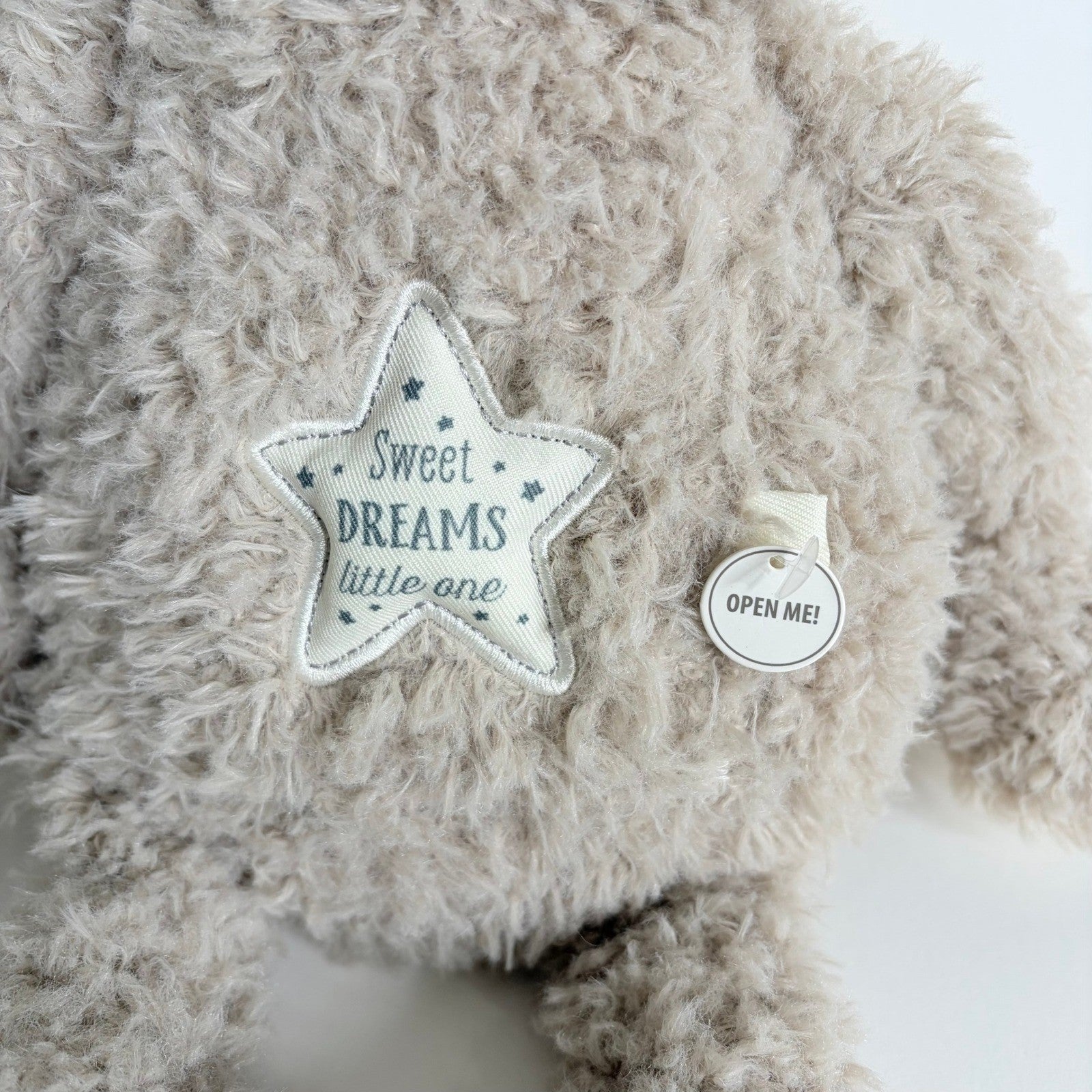 NWT!! DEMDACO Sweet Dreams Little One Plush Tan Bear Twinkle Twinkle Little Star