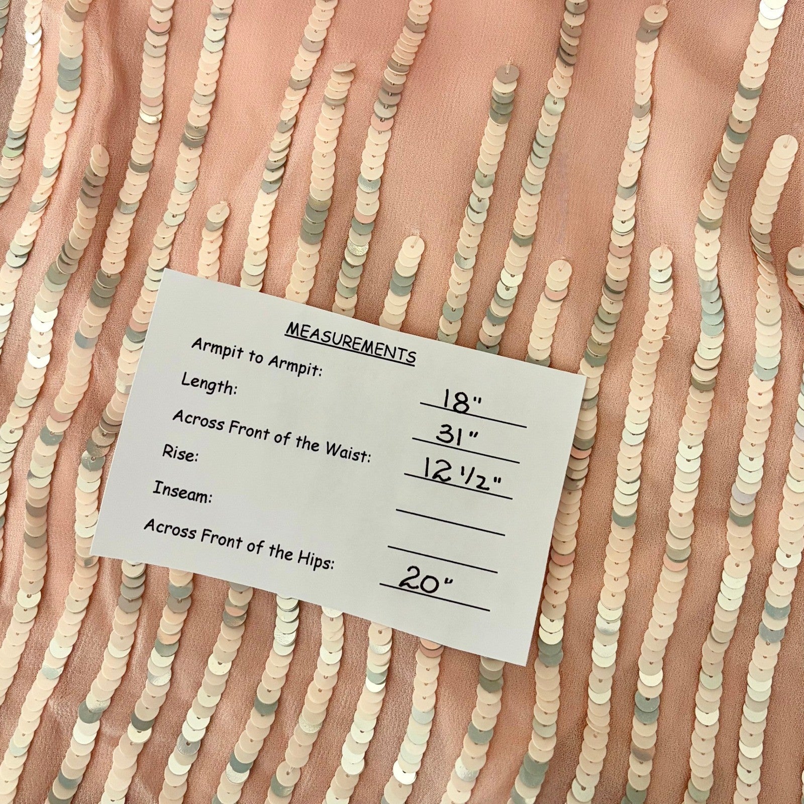NWT!! LOVERS + FRIENDS Poppy Blush Pink Sequin Long Sleeve Mini Dress Medium