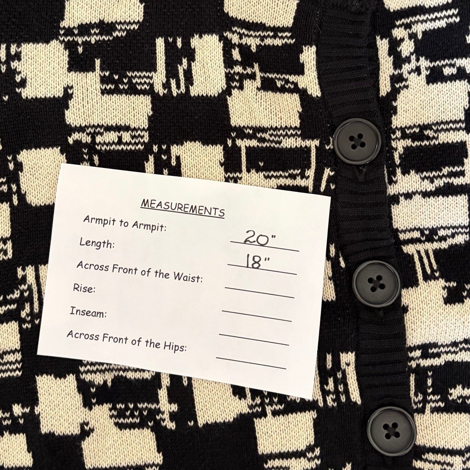 NWT!! CLEOBELLA Marybeth Biarritz Cardigan Sweater Black Ivory Cropped Large