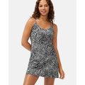 OUTDOOR VOICES The Exercise Dress Snow Leopard Animal Print Tank Shorts X-Small