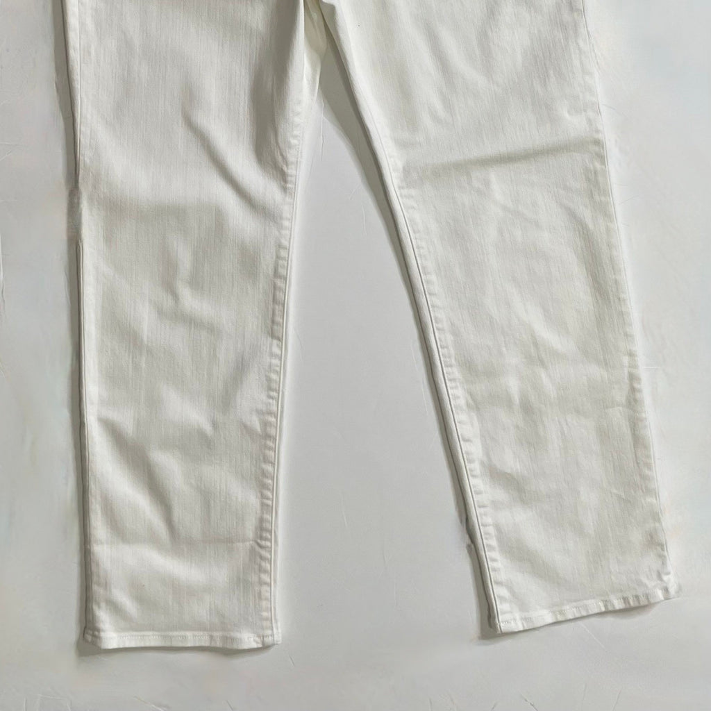 NWT!! J. CREW Tall Slim Straight '96 Retro Denim Jeans Solid White 31 Tall 31T