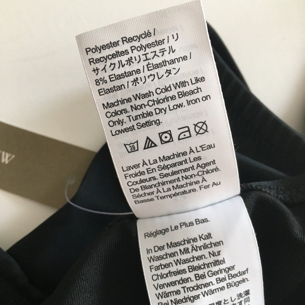 NWT!! J. CREW Black One Piece Plunge V-Neck Swimsuit Solid Classic Size 14