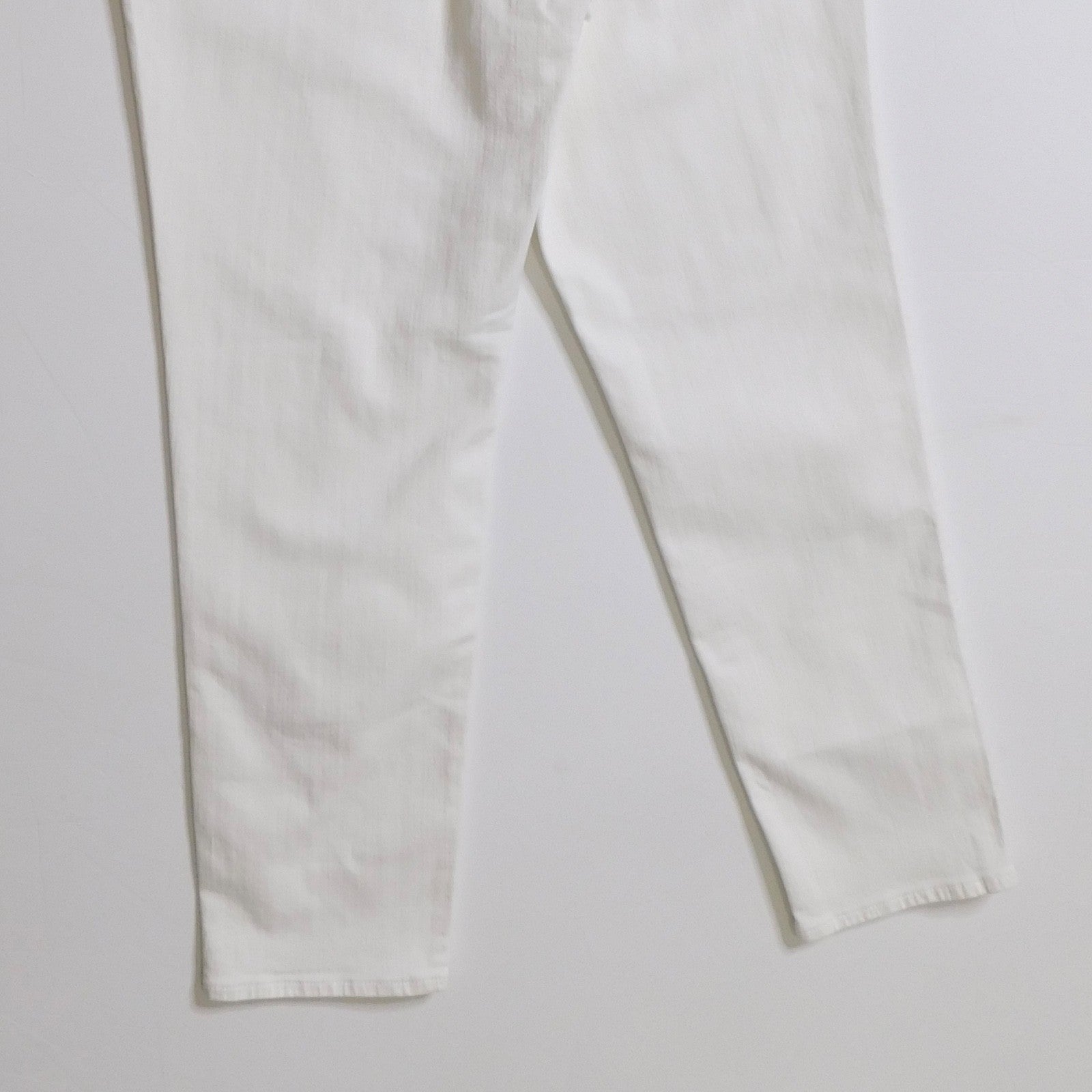 NWT!! J. CREW White Slim Jeans '03 2003 Stretch Solid White High Rise Size 31