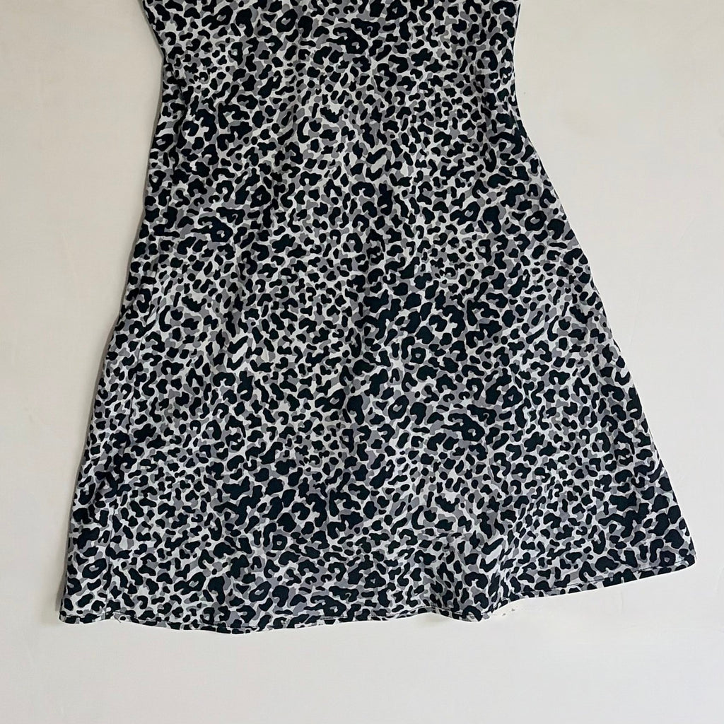 OUTDOOR VOICES The Exercise Dress Snow Leopard Animal Print Tank Shorts X-Small