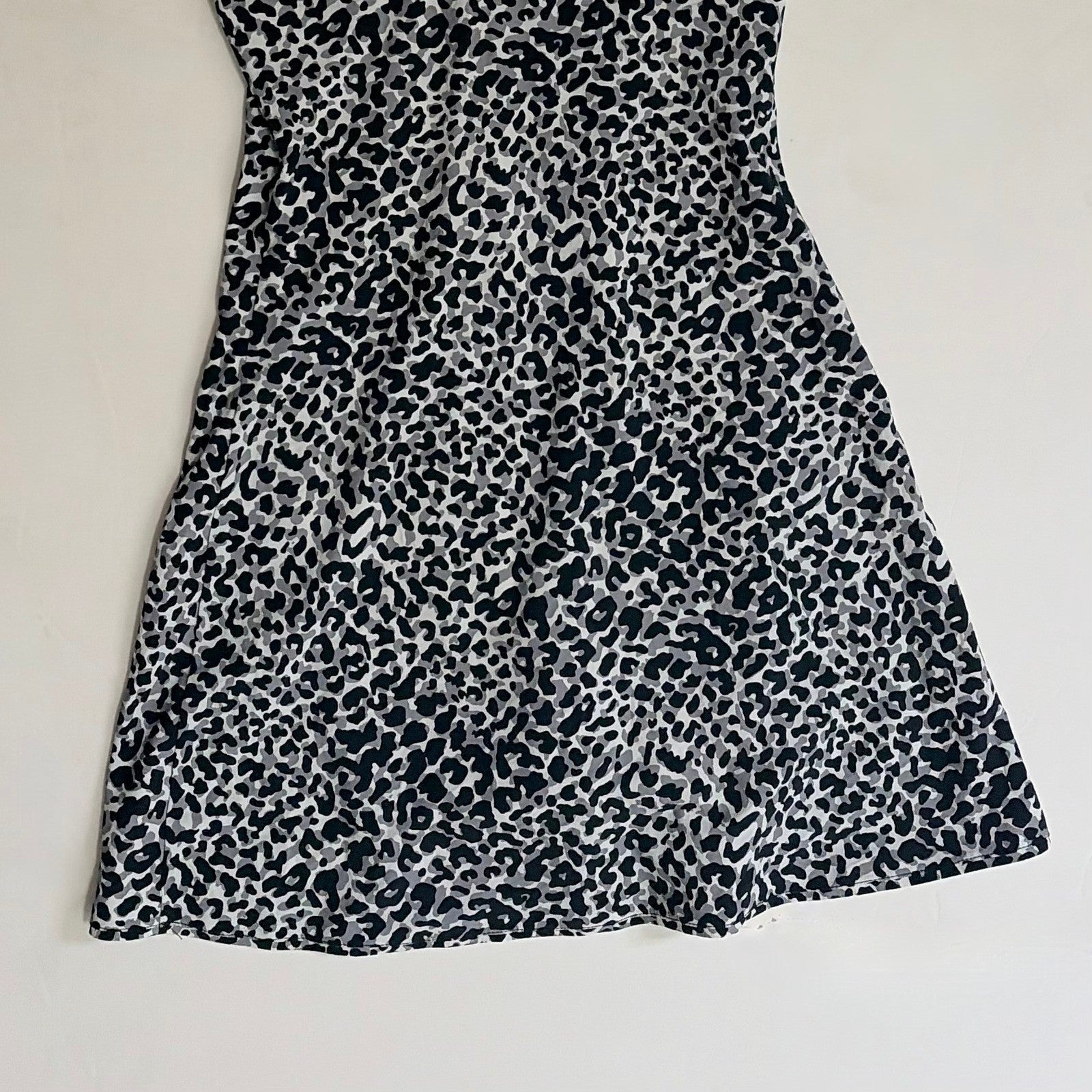 OUTDOOR VOICES The Exercise Dress Snow Leopard Animal Print Tank Shorts X-Small