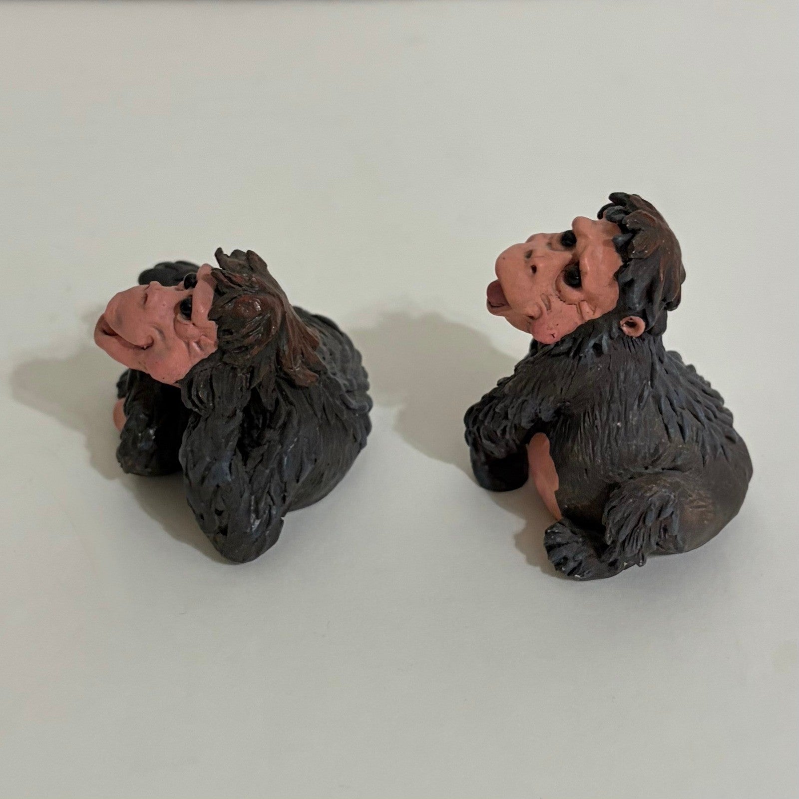 Vintage Pete Apsit NOAH'S ARK Set Two 2 Gorillas Apes Gordo Gouda Animal Figures