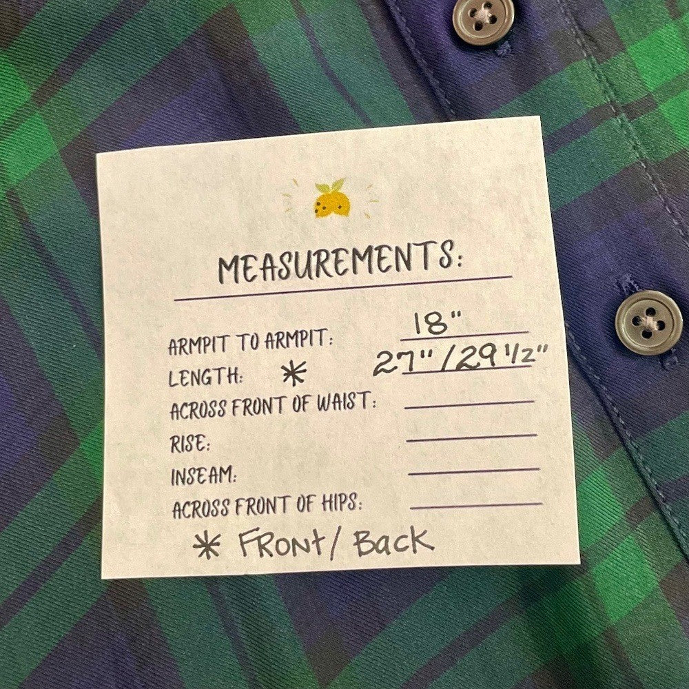 NWT!! J. CREW Drapey Button-Up Shirt Black Watch Tartan Plaid XXS XX-Small