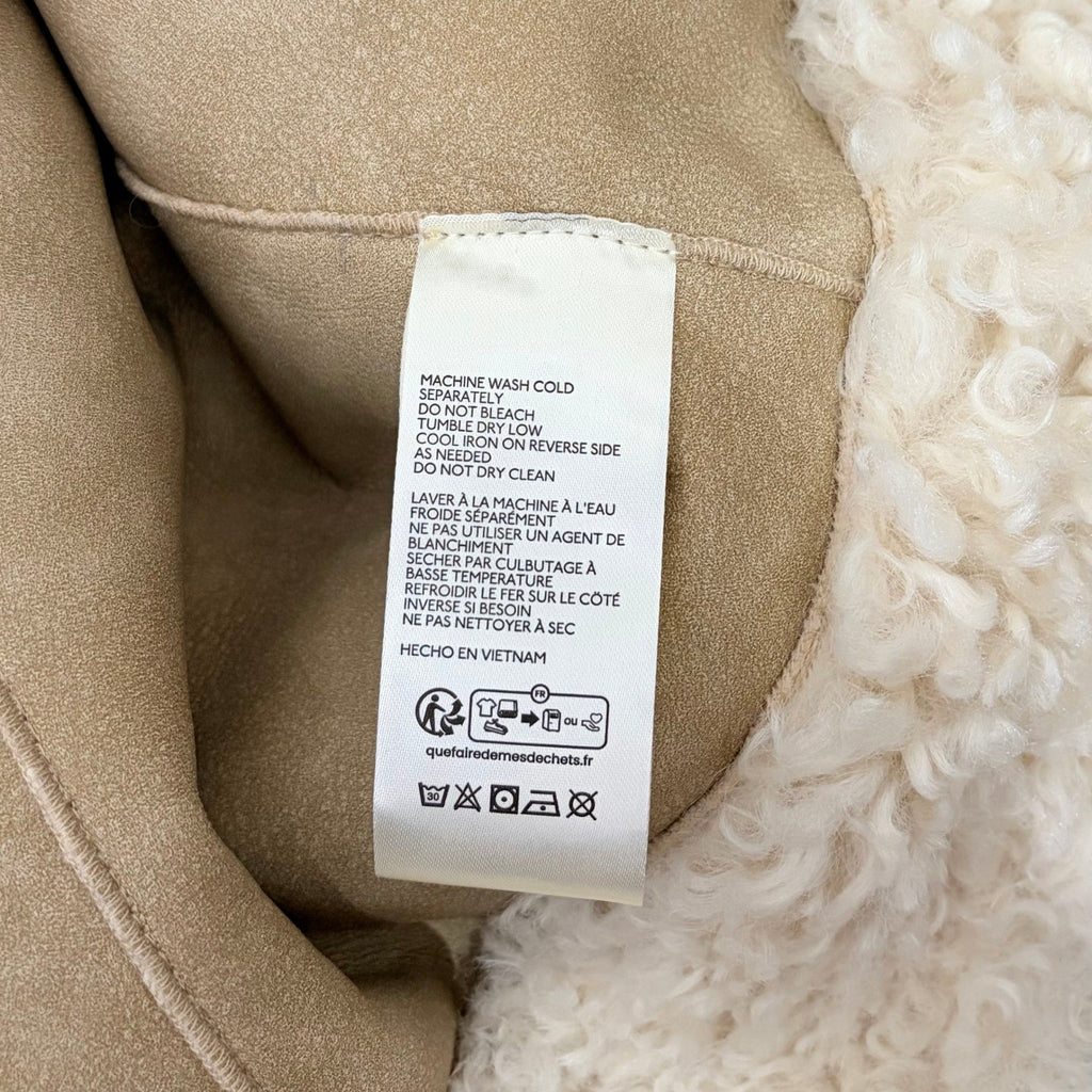NWT!! FREE PEOPLE Jolie Teddy Coat Faux Fur Oversized Bohemian Outdoors Medium