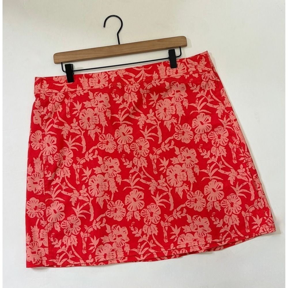 RIPSKIRT Hawaii Rip Skirt Length 2 Wrap Skirt Pink Floral Hibiscus X-Large