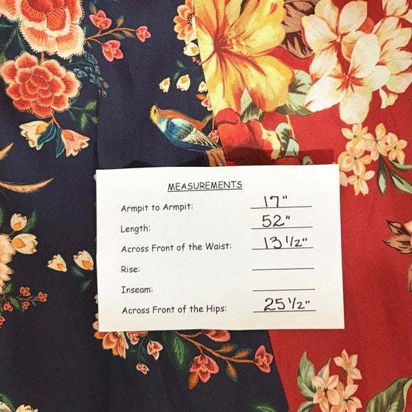 Anthropologie FARM RIO Gracia Wrap Maxi Dress Floral Birds Bohemian X-Small