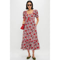 NWT!! Tuckernuck PINK CITY PRINTS Peony Bird Evelyn Dress Floral Maxi X-Small