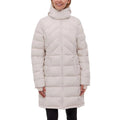 BENCH Long Hooded Puffer Coat Removable Hood Pockets Minimalist Quilted X-Small