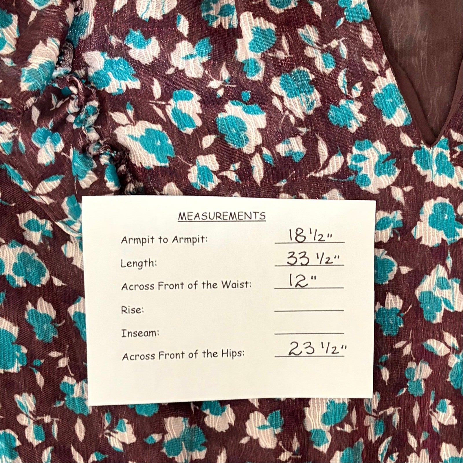 RAMY BROOK Silk Penelope Dress Roco Floral Mini Ruffled Smocked Purple Teal XS