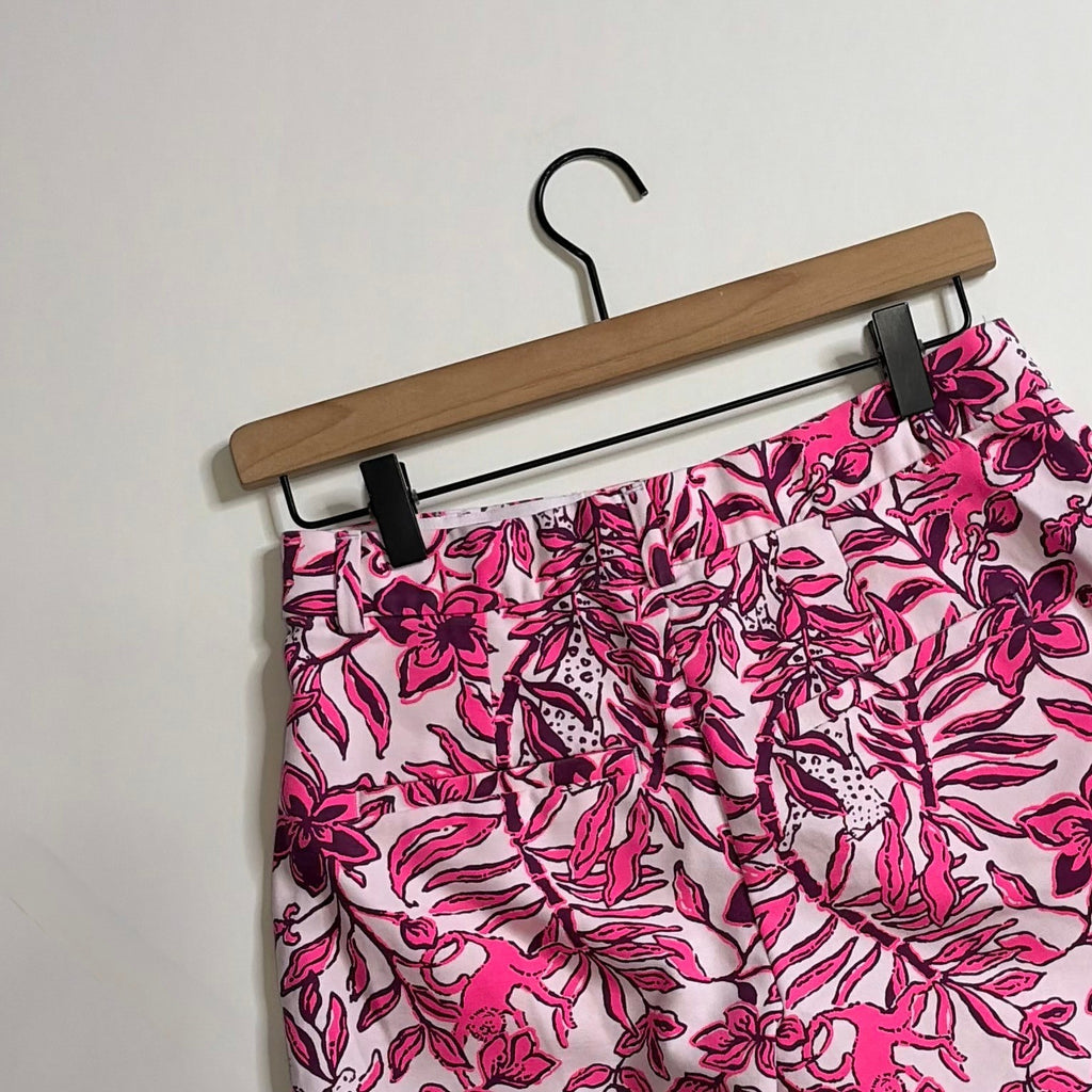 LILLY PULITZER Gretchen High Rise 5" Shorts Elderflower Blossom Lil Escape 2