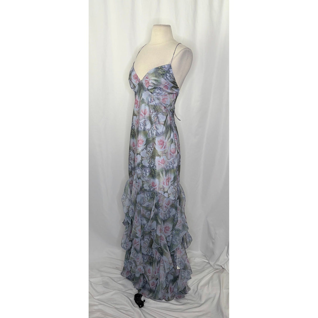 NWT!! Anthropologie FOR LOVE & LEMONS Elea Floral Ruffle Maxi Dress Medium