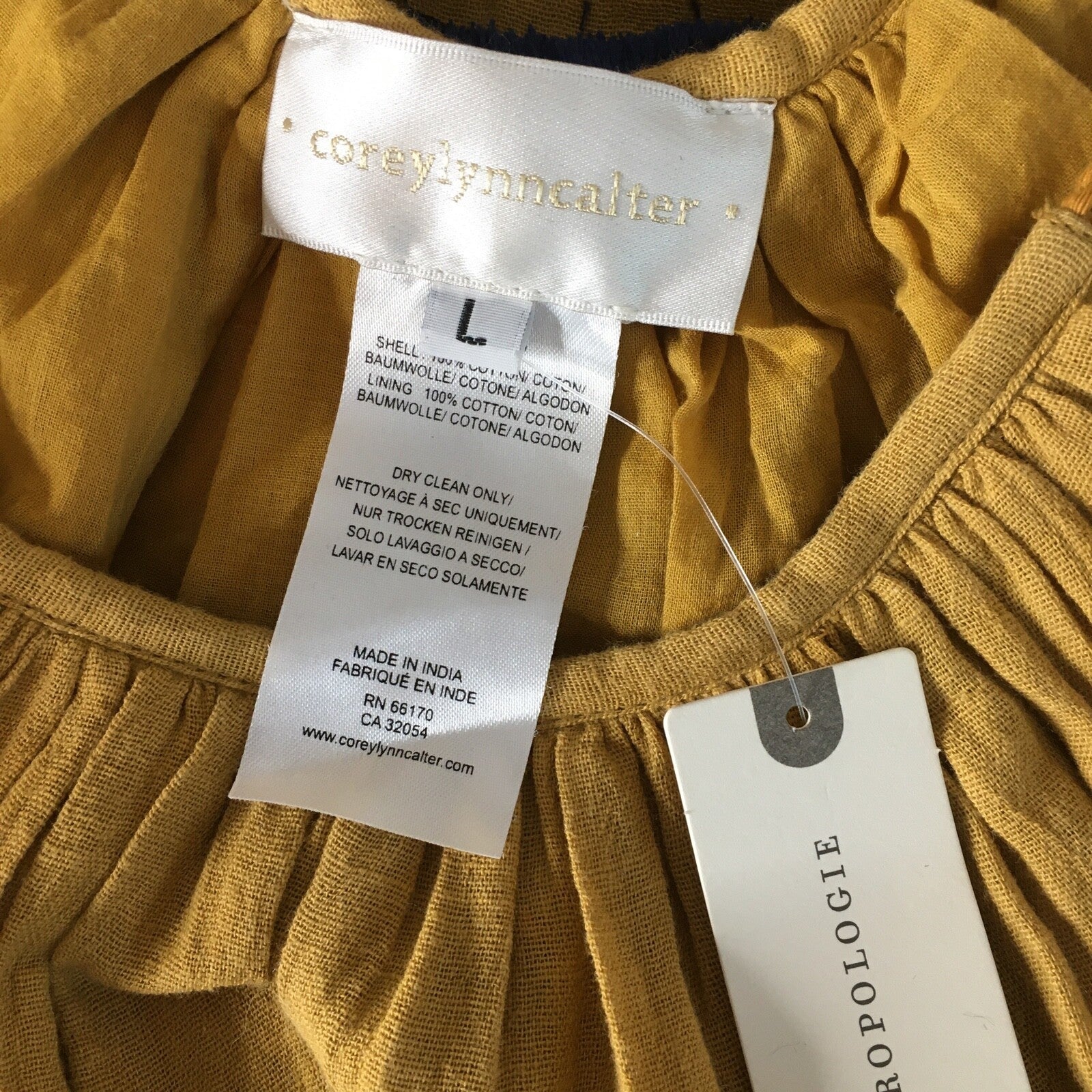 NWT!! Anthropologie COREY LYNN CALTER Serena Trapeze Dress Tiered Maxi Large