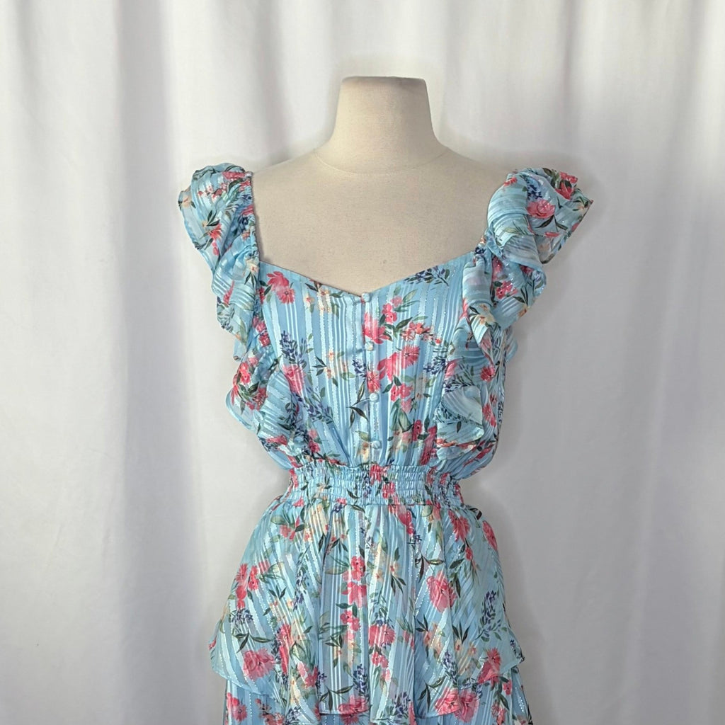 NWT!! Revolve YUMI KIM Eden Dress Floral Mulberry Angel Mini Party X-Small