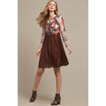 Anthropologie MOULINETTE SOEURS Eastberry Dress Embroidered Beaded Boho Size 2