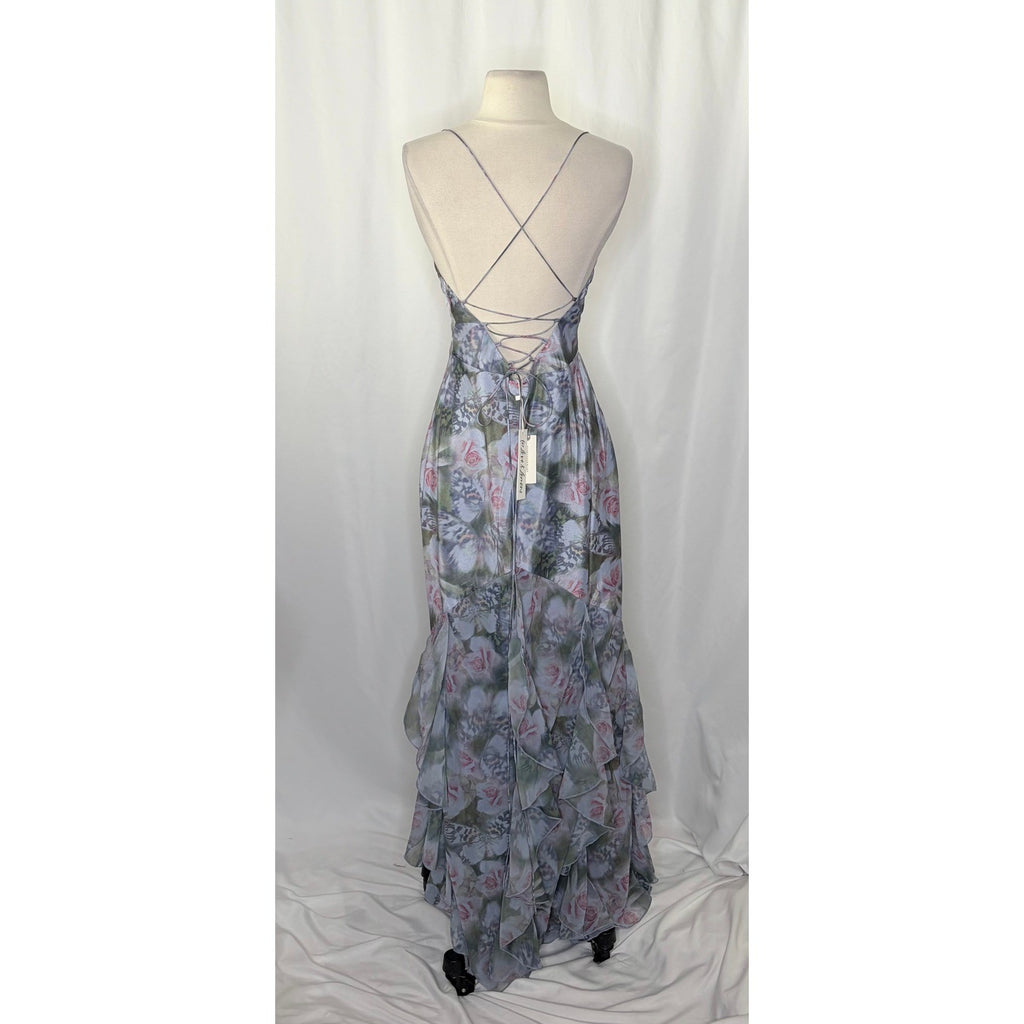 NWT!! Anthropologie FOR LOVE & LEMONS Elea Floral Ruffle Maxi Dress Medium