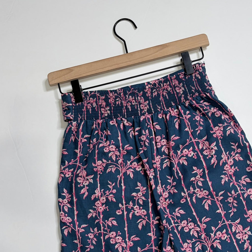 FREE PEOPLE Poolside Floral Shorts Pacific Ocean Summer Vacation Vacay X-Small