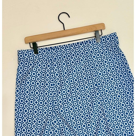 RIPSKIRT Hawaii Rip Skirt Length 2 Wrap Skirt Blue Dot Dot Dot Geometric Large