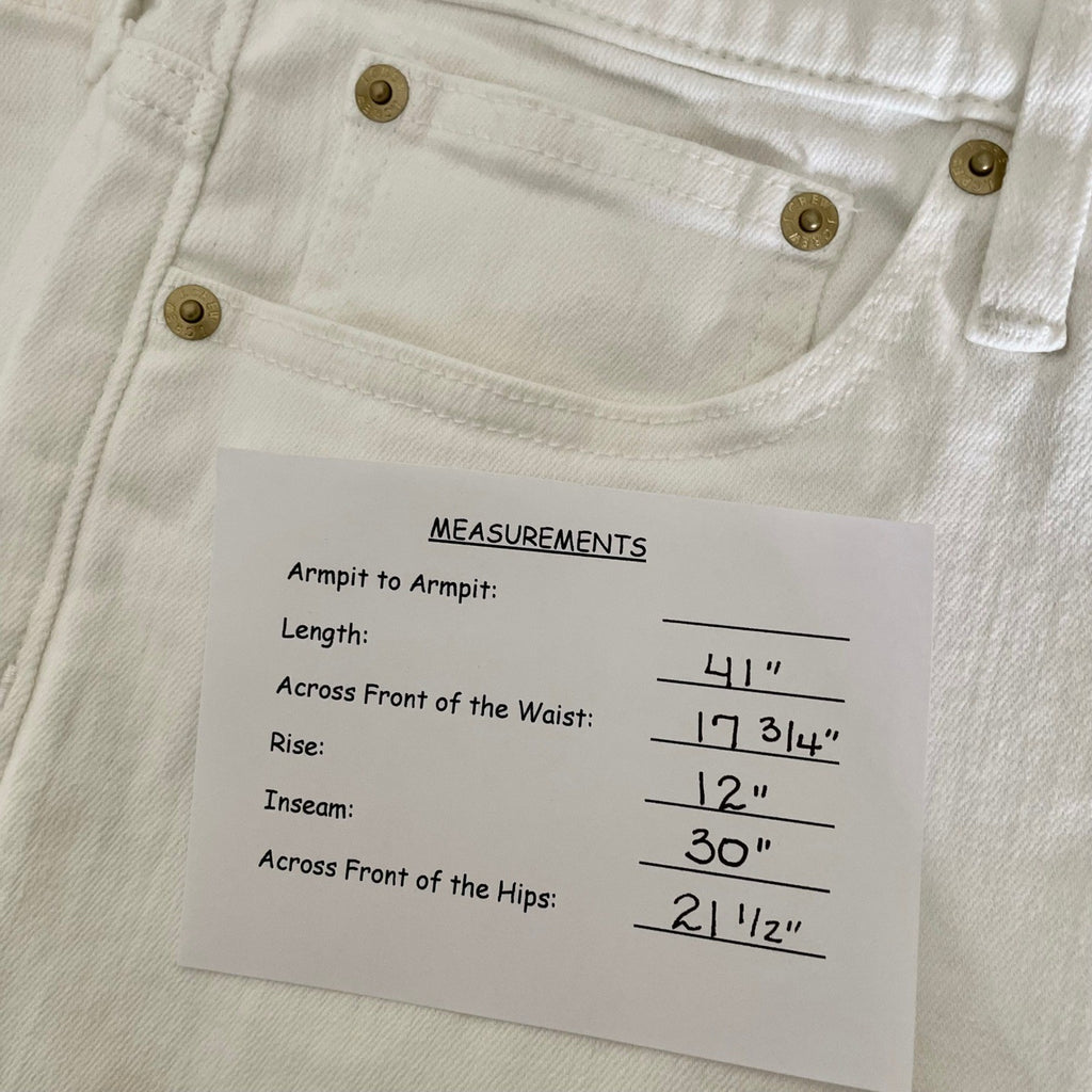 NWT!! J. CREW Tall Slim Straight '96 Retro Denim Jeans Solid White 31 Tall 31T