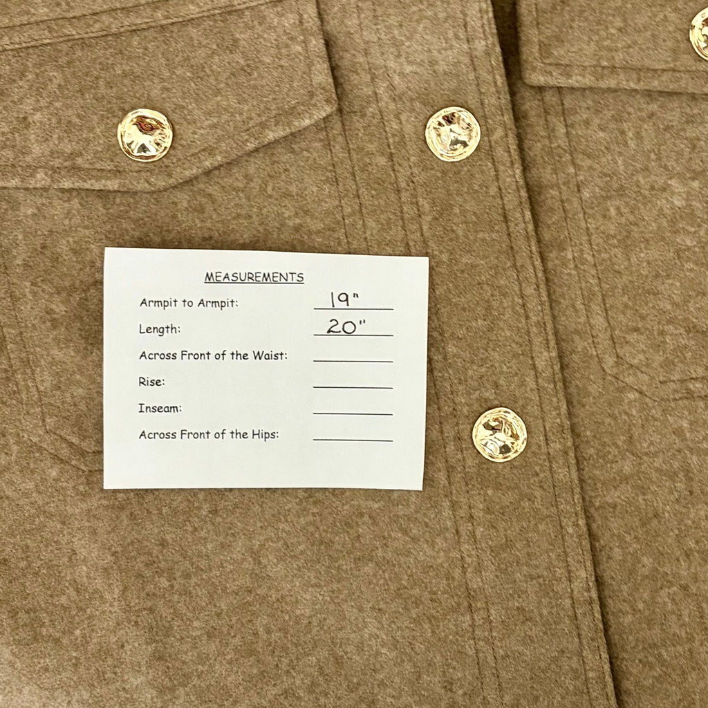 ZARA Cropped Jacket Light Brown Tan Gold Hammered Snaps Preppy Chic Small