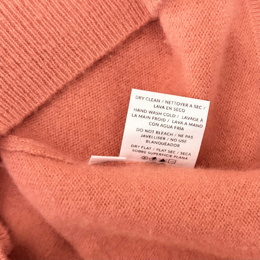 NAADAM Cashmere Crewneck Pullover Sweater Knitwear Terracotta Pink Medium