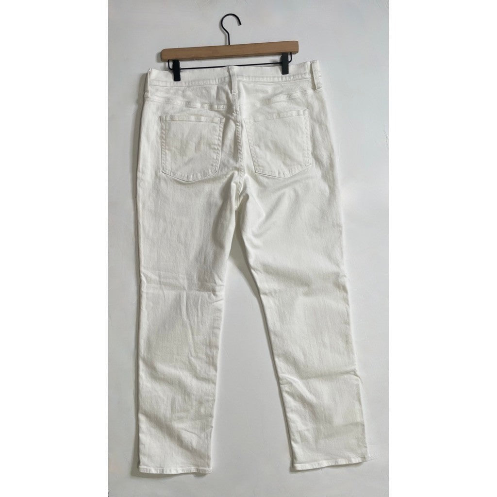 NWT!! J. CREW Tall Slim Straight '96 Retro Denim Jeans Solid White 31 Tall 31T