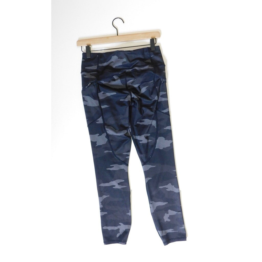 ATHLETA Camo Contender 7/8 Tight Camouflage Print Side Pockets Workout Gym Small