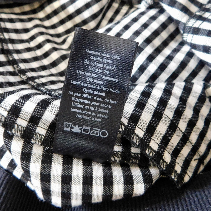 Revolve RAG & BONE Simone Gingham Pants Check Black White Tapered Size 4
