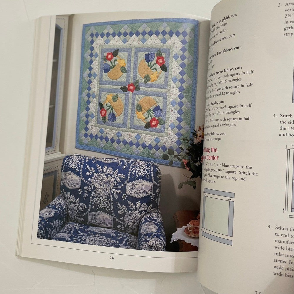 Mary Hickey Cottage Style Quilts Paperback Book Quilting Sewing Country Nautical