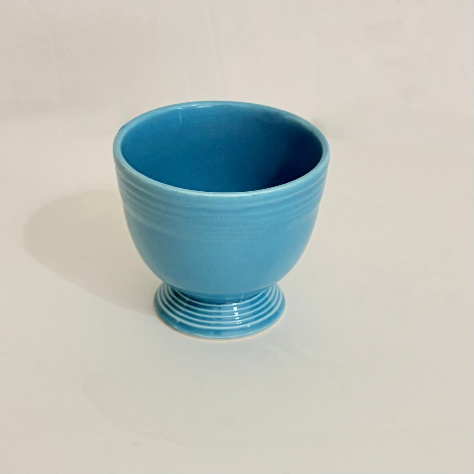 Vintage Homer Laughlin FIESTA Turquoise Egg Cup 3" Fiestaware Fiesta Ware USA
