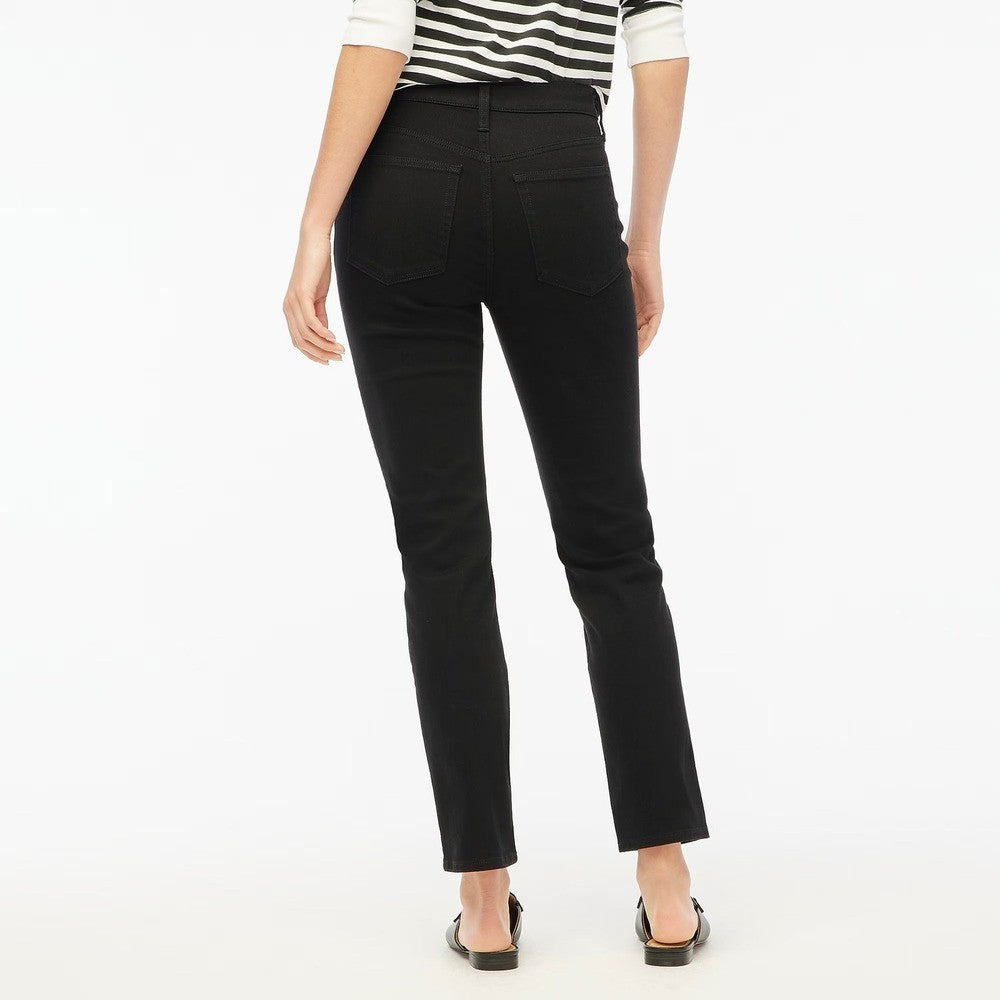 NWT!! J. CREW Factory Essential Straight Jeans All-Day Stretch Solid Black 26